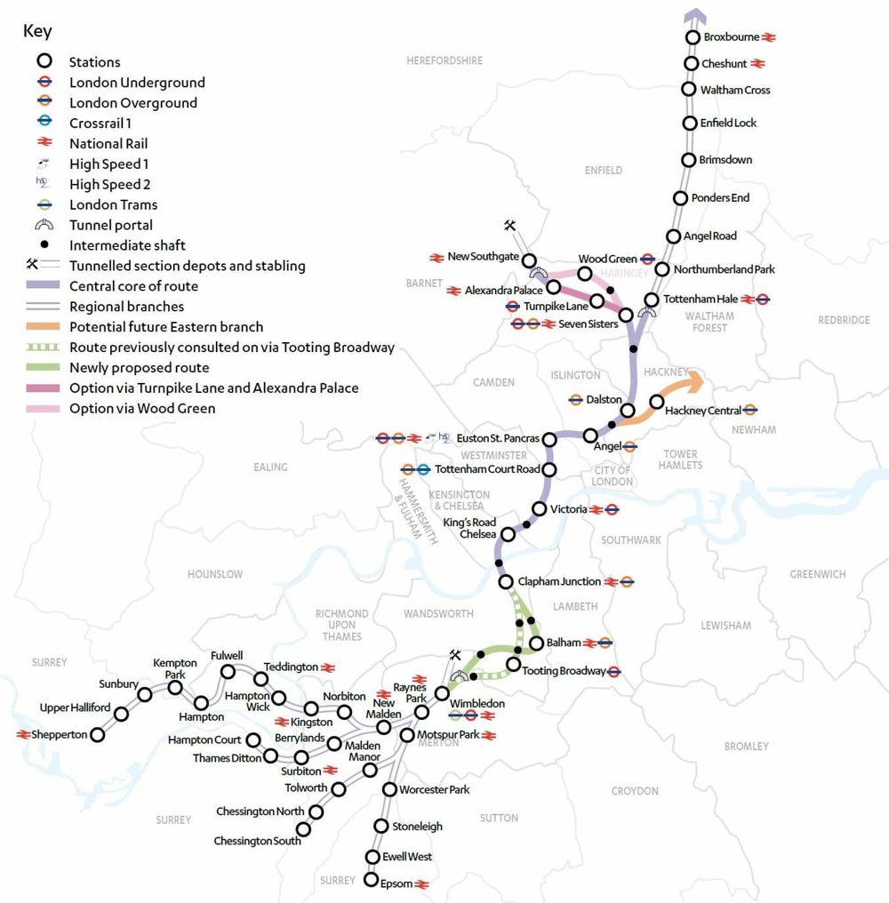 How will Crossrail 2 reshape connectivity and development relationships? 