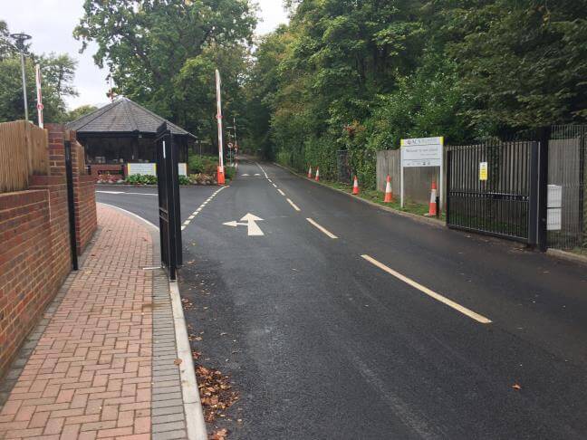ACS Egham Site Access, Internal Access Road and Car Park Improvements 